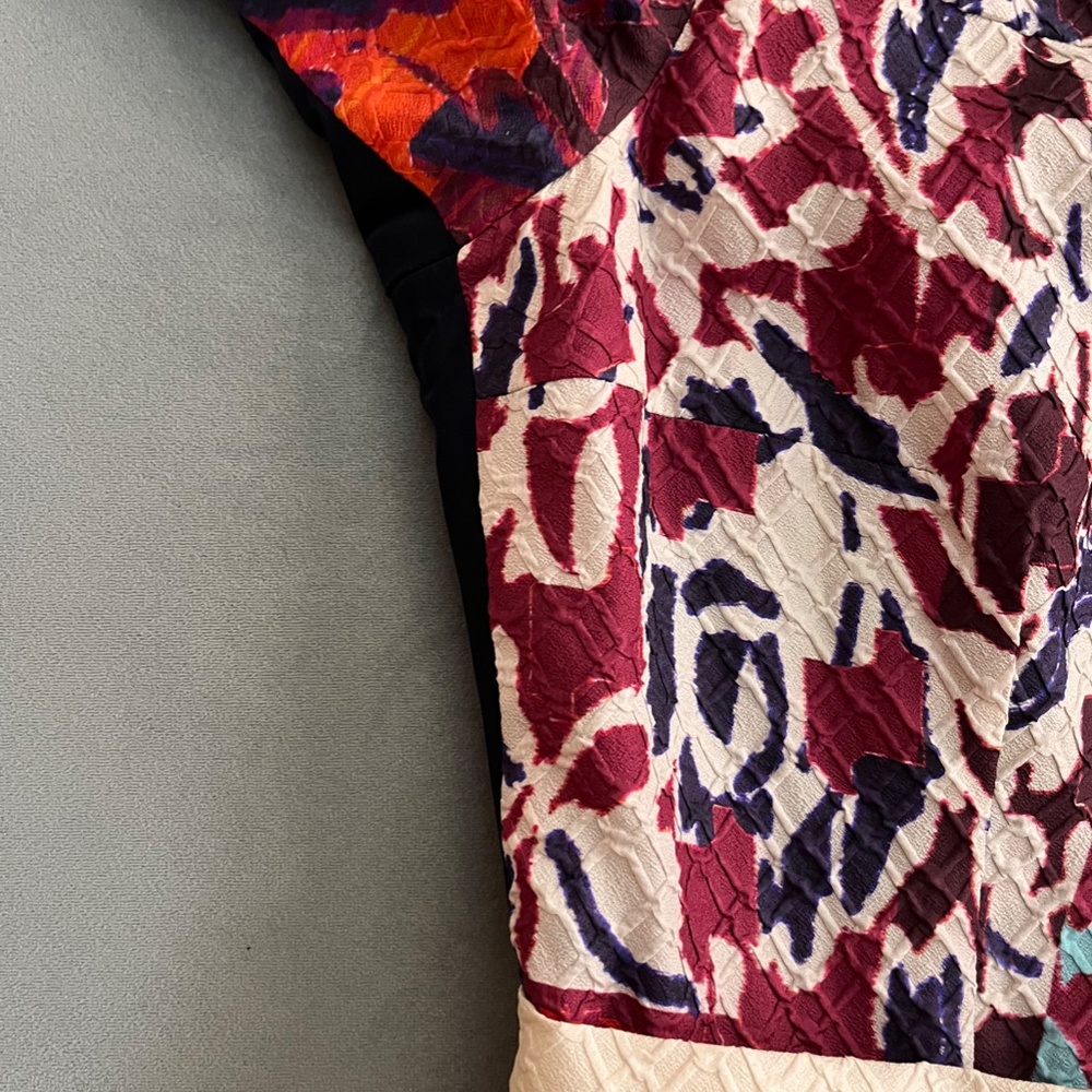 Peter Pilotto Fit and Flare Dress Multicolor Orchid Print size 8 US - Picture 10 of 10